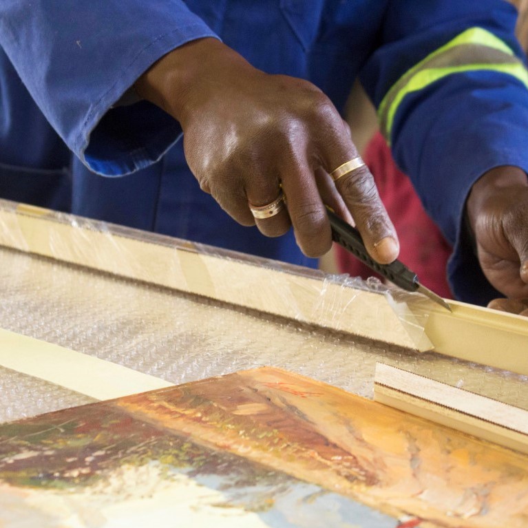 John, framing in our workshop