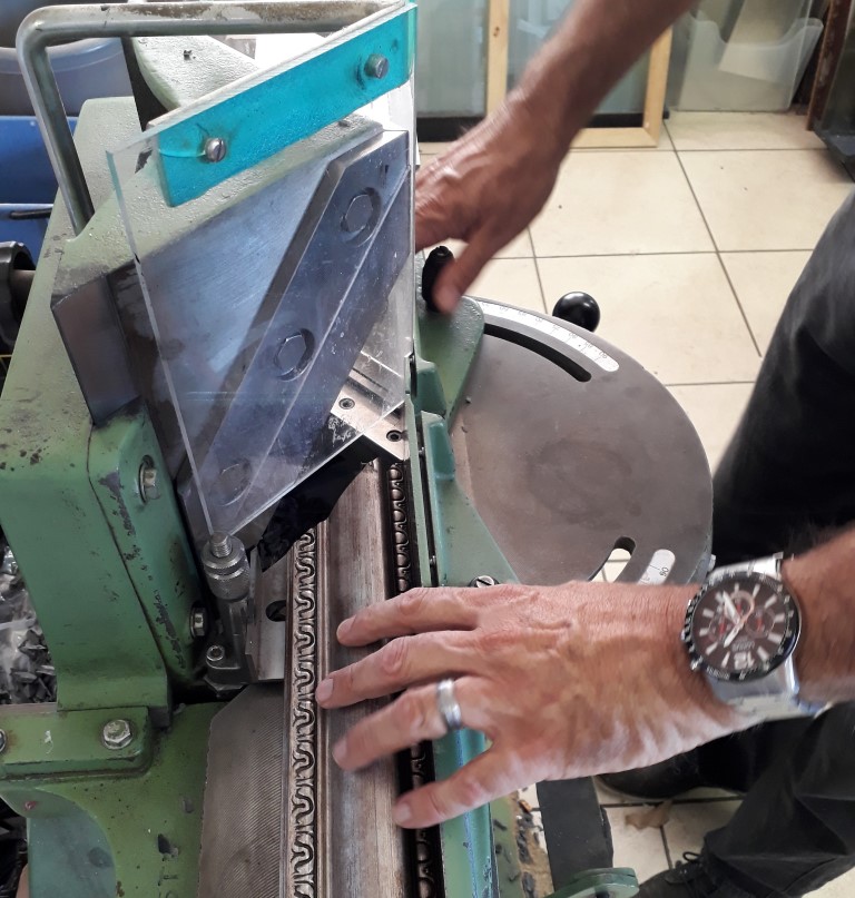 Ferdi Bam working at Callista Frames